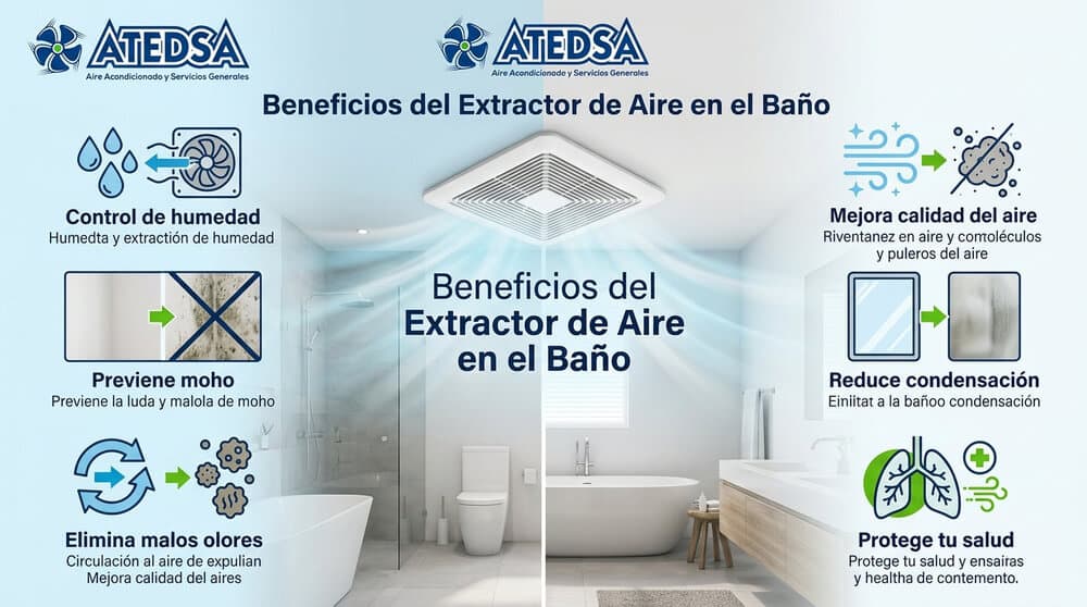 Beneficios de instalar un extractor de aire en el baño para tu salud y bienestar